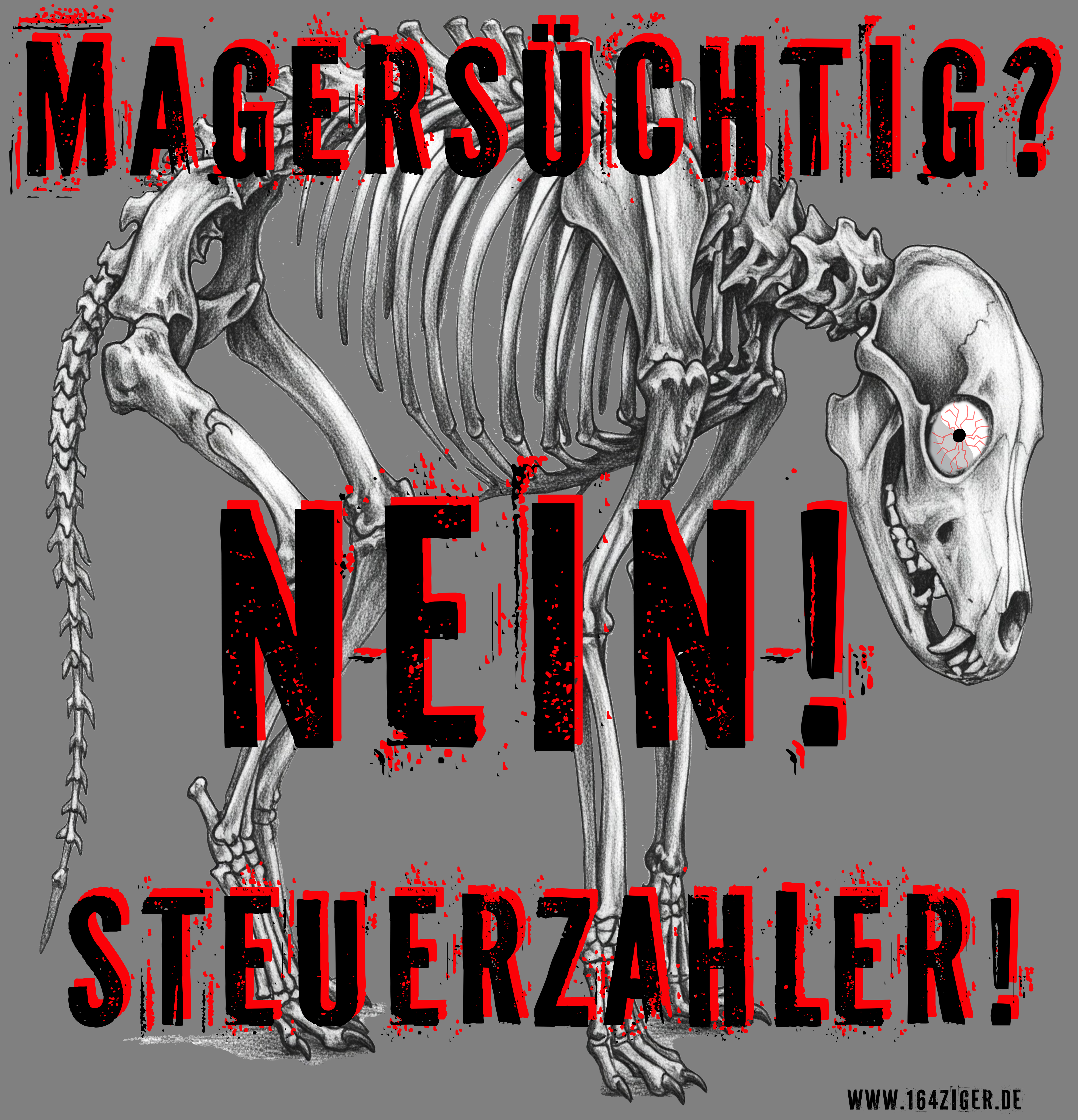 Magersuechtig Schwarz