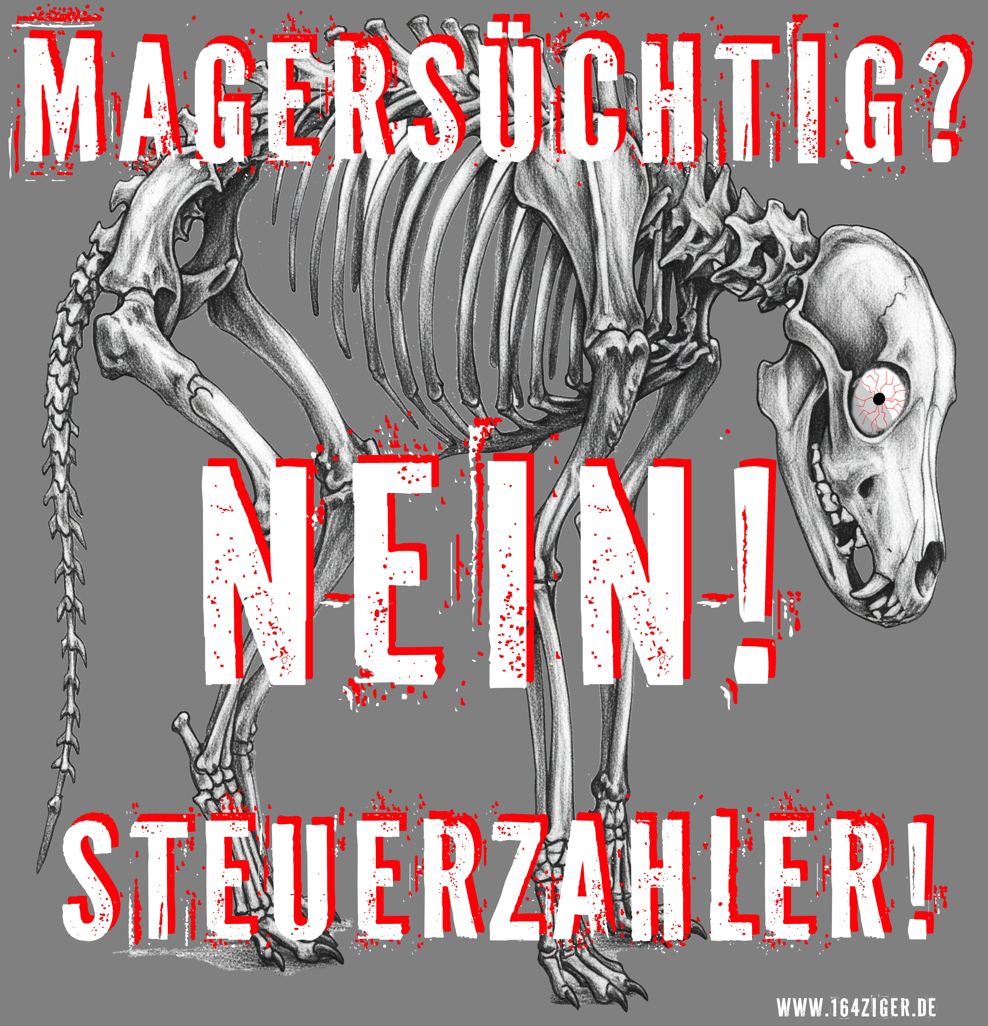 Magersuechtig Weiß